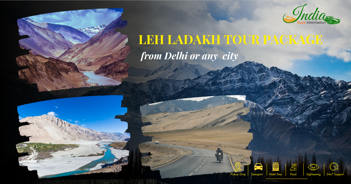 Leh Ladakh tour package from Delhi