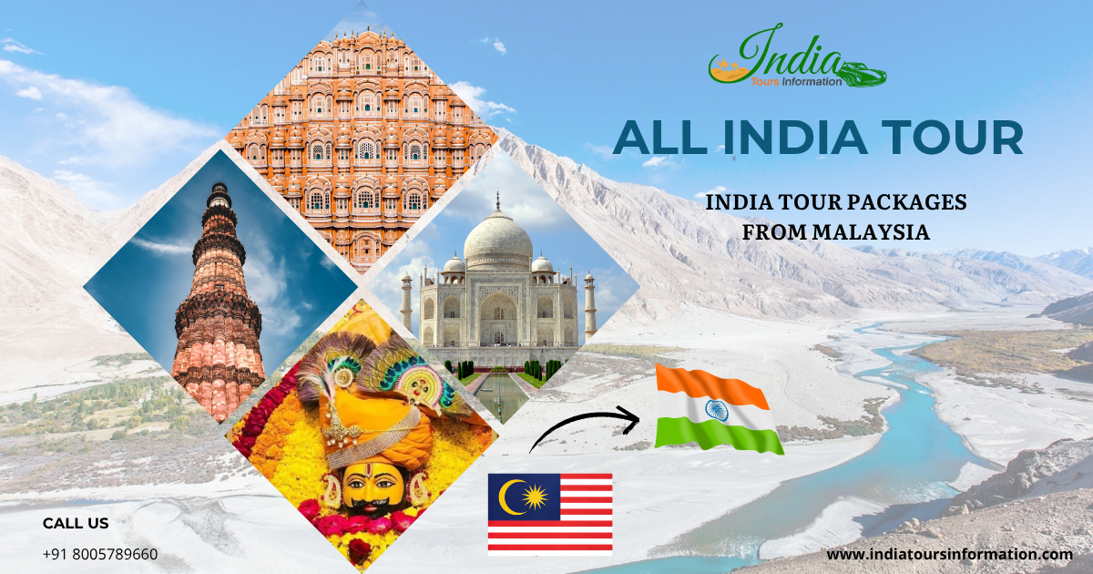 India tour packages from Malaysia