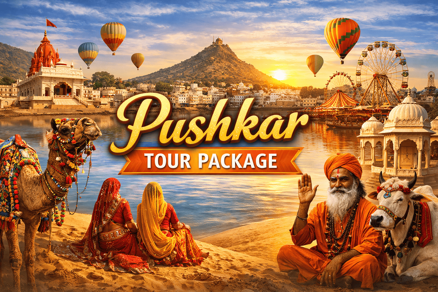 Pushkar Tour Package | Pushkar Lake & Brahma Temple Tour