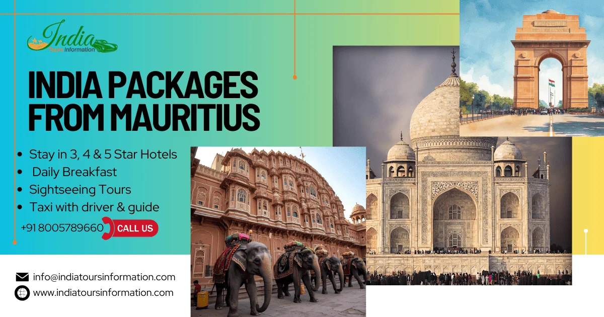 India Packages from Mauritius