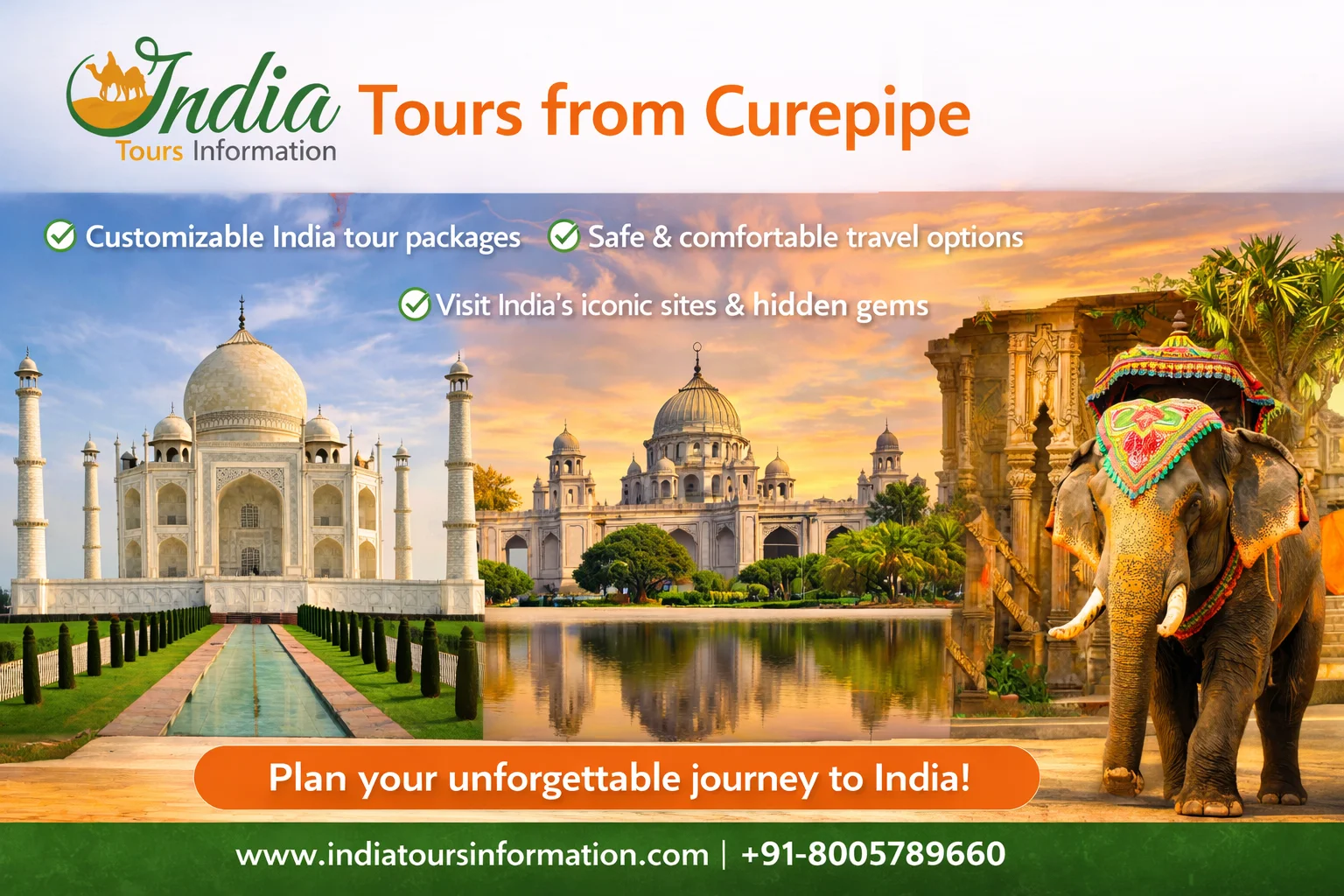 India Tours from Curepipe