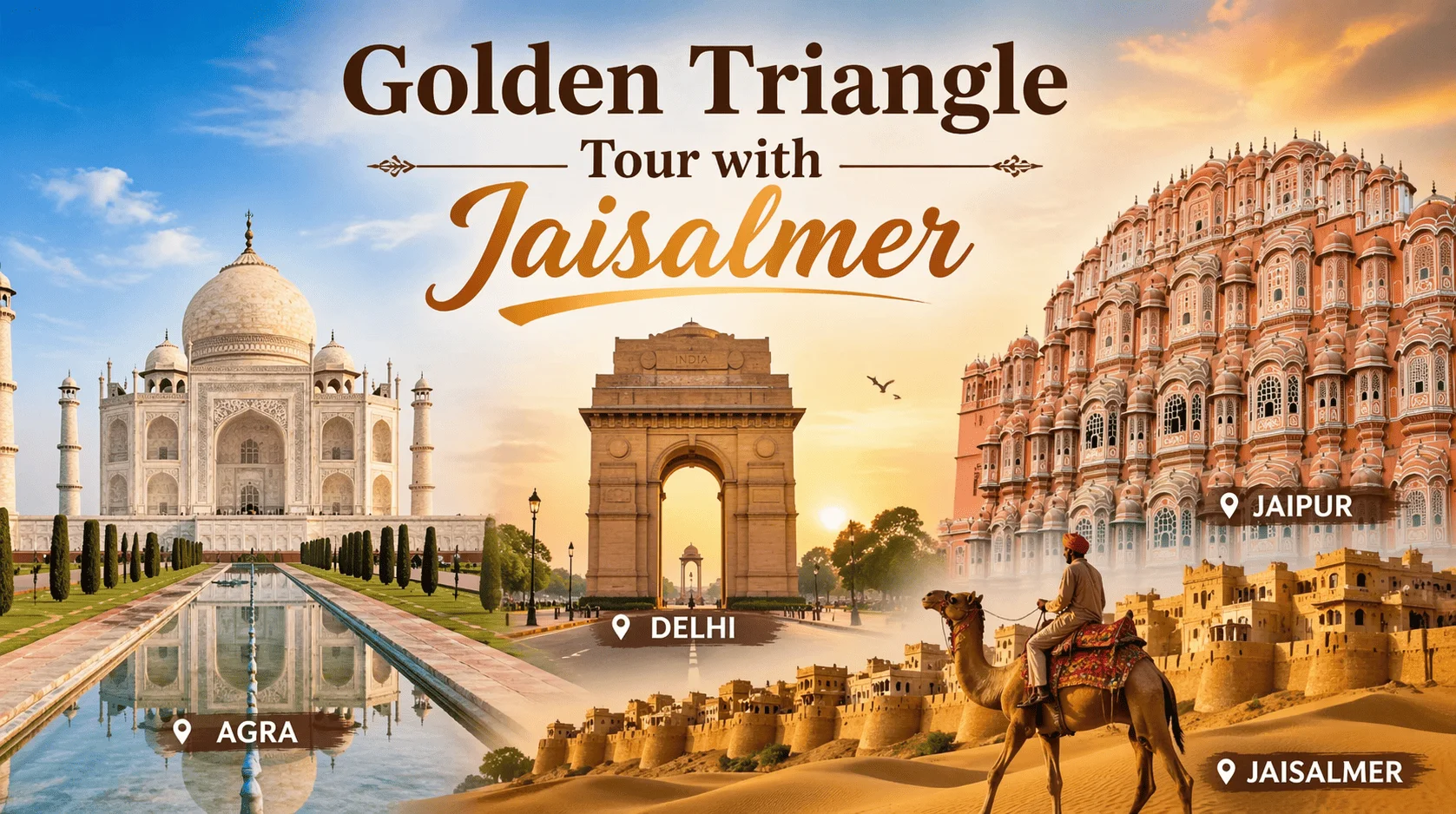 Golden Triangle Tour with Jaisalmer