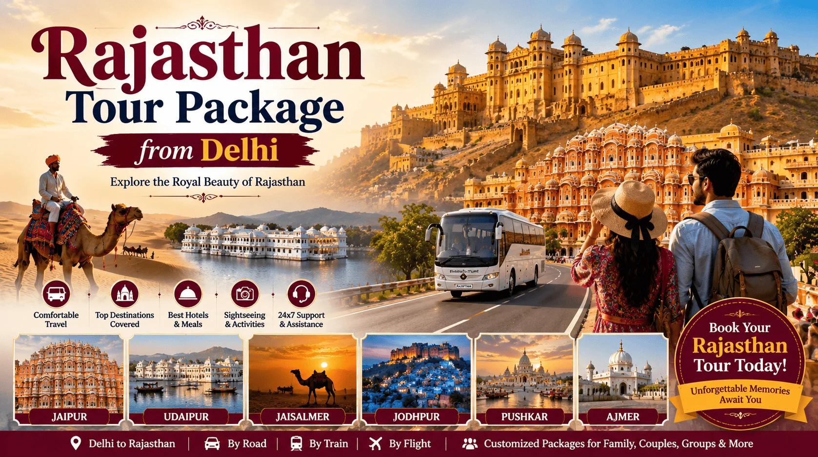 Rajasthan Tour Package from Delhi