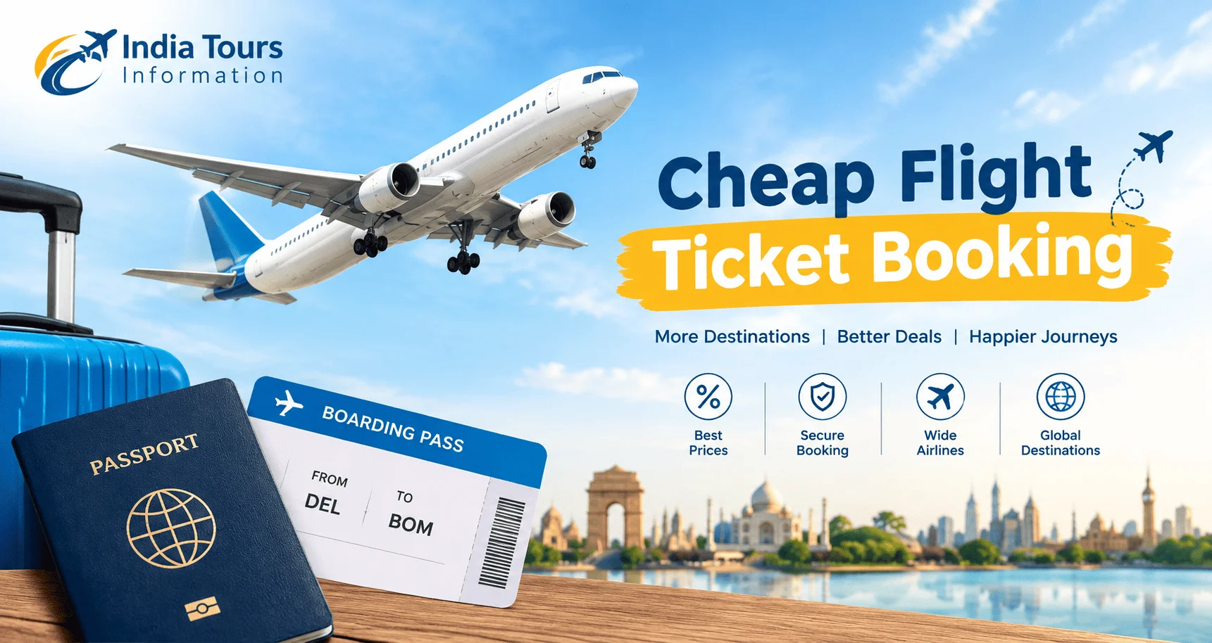 Cheap flight ticket booking