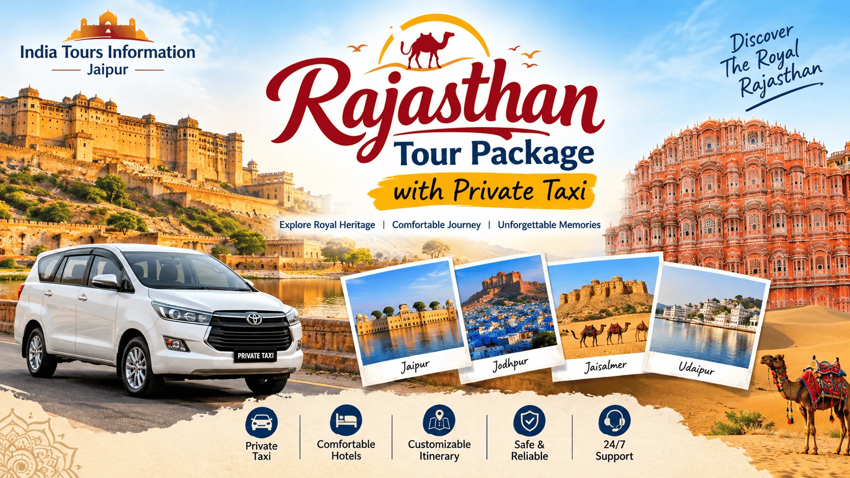 Rajasthan Tour Package with Private Taxi